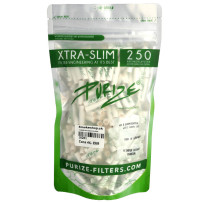 PURIZE filtry s aktivním uhlím Xtra Slim 250 ks