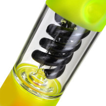 Skleněný bong Amsterdam 40 cm rasta/black