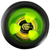 Skleněný bong Amsterdam 40 cm rasta/black