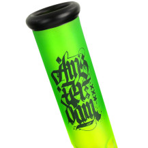 Skleněný bong Amsterdam 40 cm rasta/black