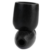 Dřevěná šlukovka mini dýmka Pirat 8,5 cm