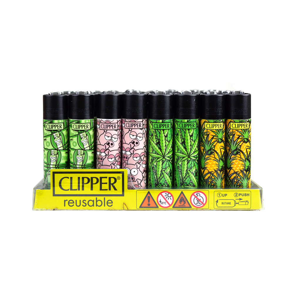 Zapalovač Clipper Série ANIMATIONS 4 kusy