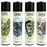 Zapalovač Clipper Série GEOMETRICAL ANIMALS 4 kusy
