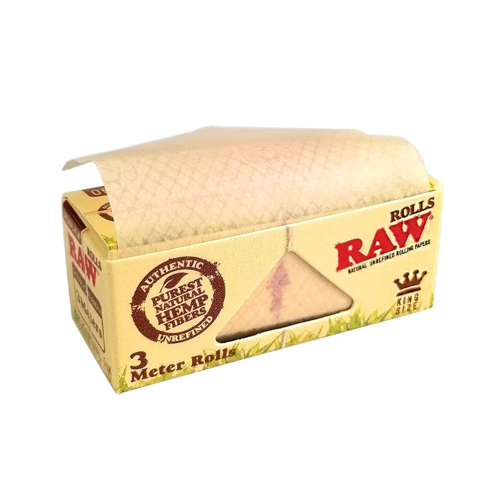Cigaretové papírky Raw Rolls Organic 3 m
