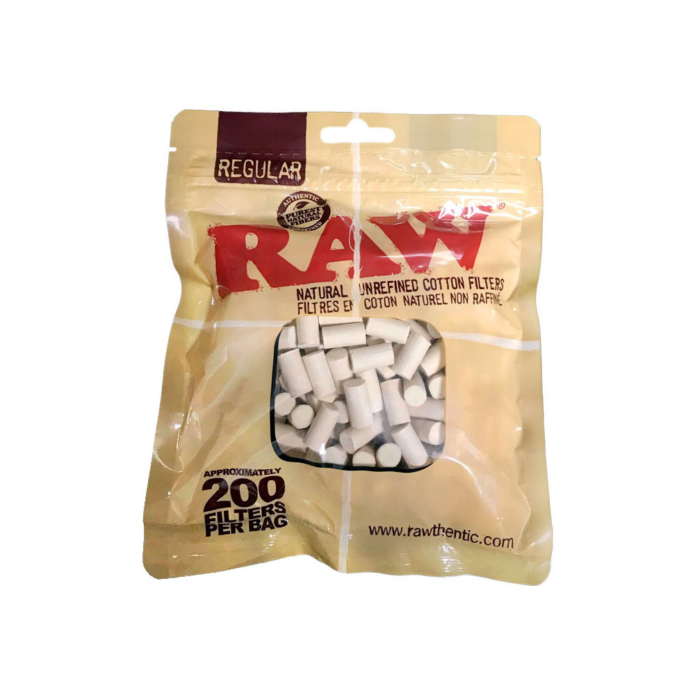 Filtry na cigarety RAW regular 200 ks