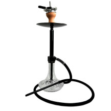 Vodní dýmka Kaya Shisha Inox Carbon Stallion - Gunmetal Black