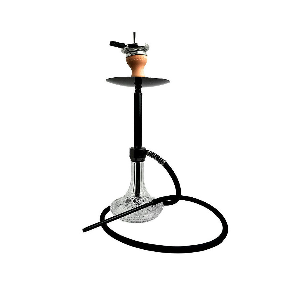 Vodní dýmka Kaya Shisha Inox Carbon Stallion - Gunmetal Black