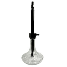 Vodní dýmka Kaya Shisha Inox Carbon Stallion - Gunmetal Black