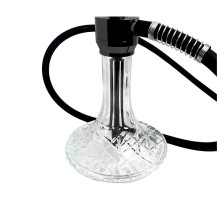 Vodní dýmka Kaya Shisha Inox Carbon Stallion - Gunmetal Black
