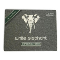 Filtry White Elephant 9 mm s aktivním uhlím a mořskou pěnou