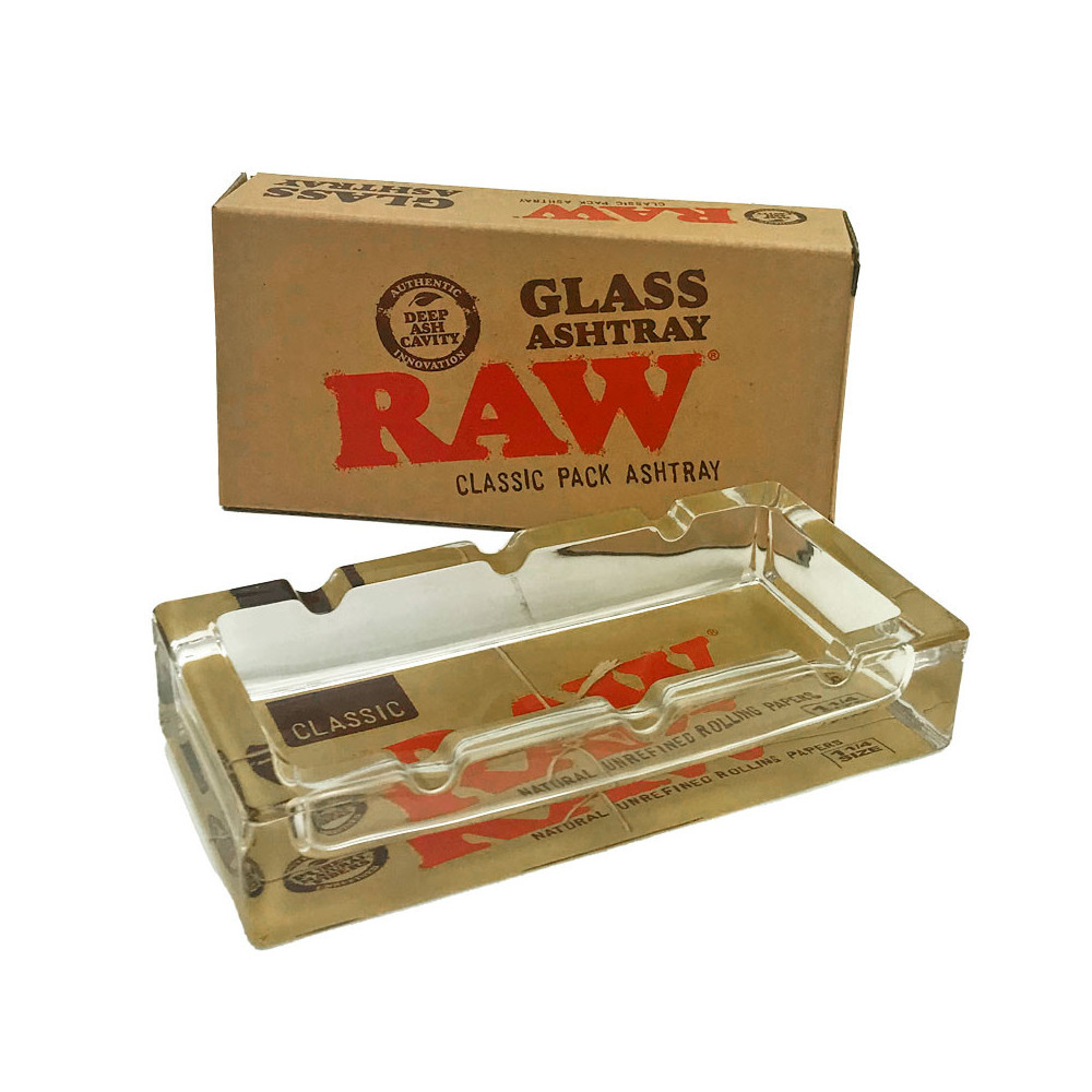 RAW Square Glass 16 cm | Popelník