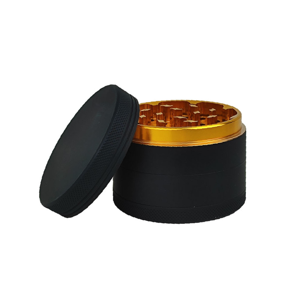 Grinder Drtička 4-dílná 63mm black&gold