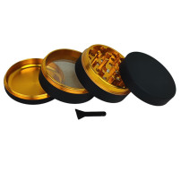 Grinder Drtička 4-dílná 63mm black&gold