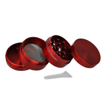 Grinder Drtička 4-dílná 40mm červená