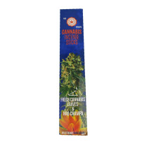Cannabis Incense Sticks - Nag Champa a Dry Cannabis Leaves