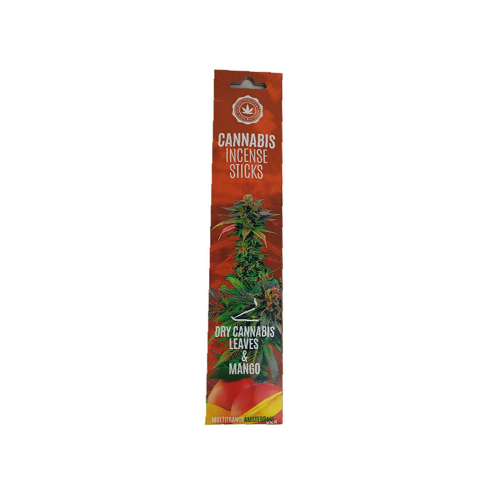 Cannabis Incense Sticks - Mango a Dry Leaves