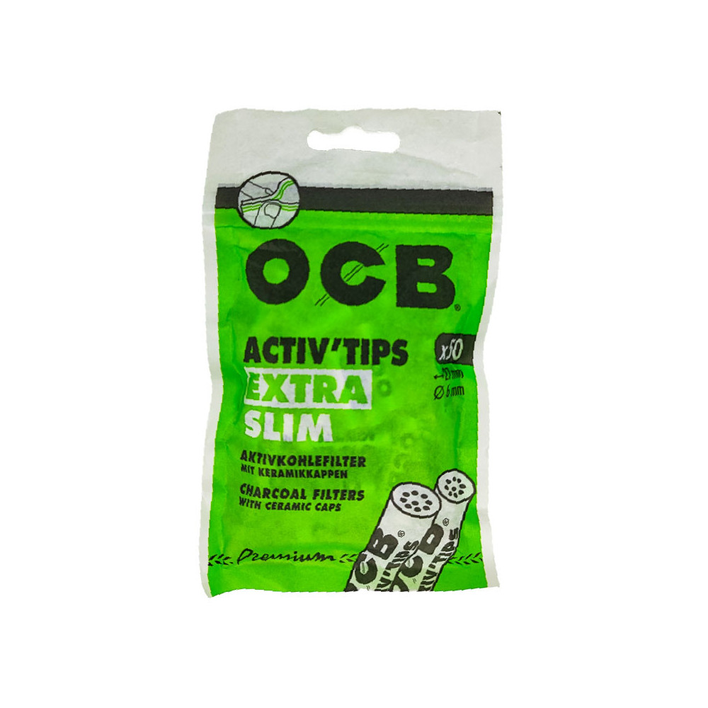 Filtry OCB uhlíkové Extra Slim 50ks