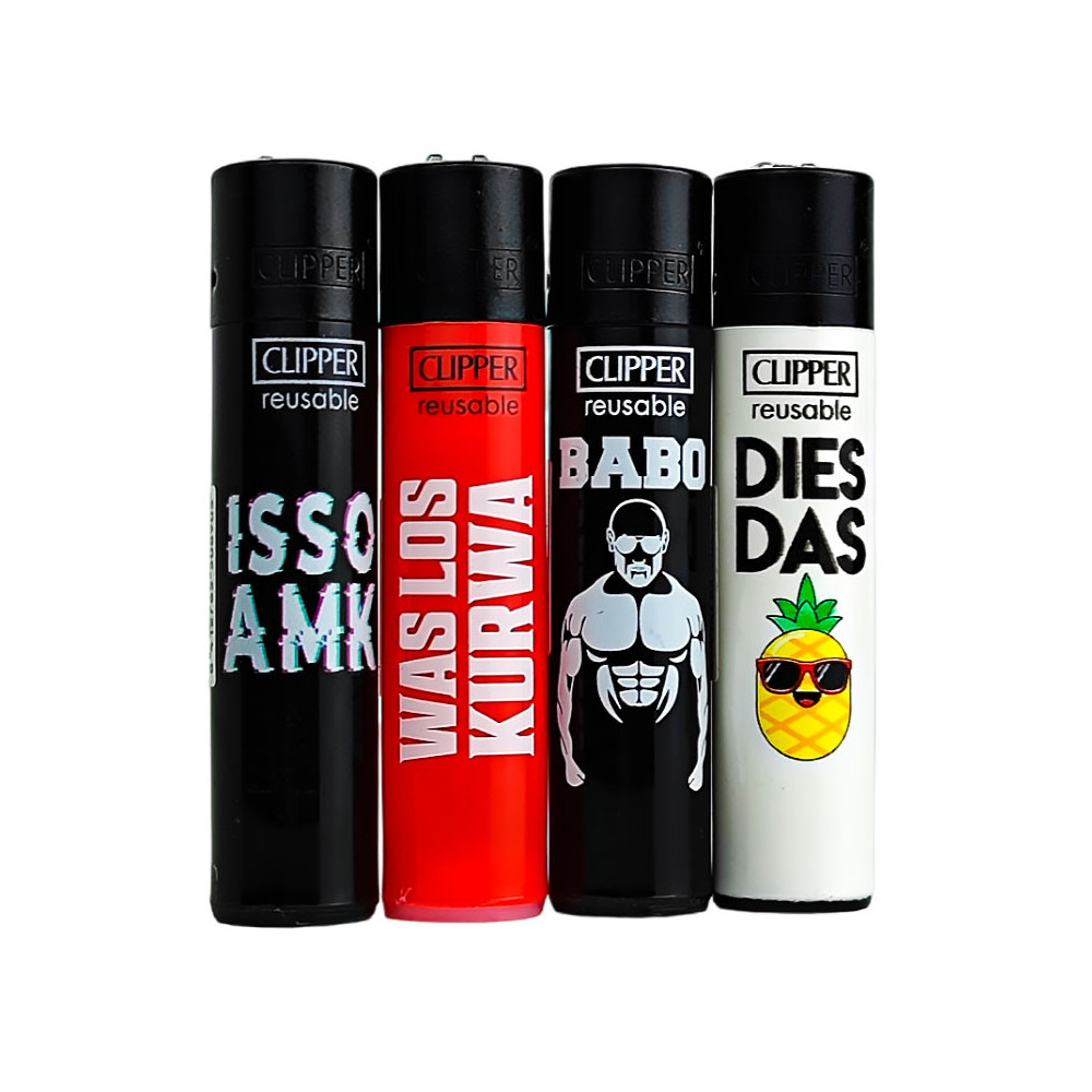 Zapalovač Clipper Série Jugendwort 4kusy