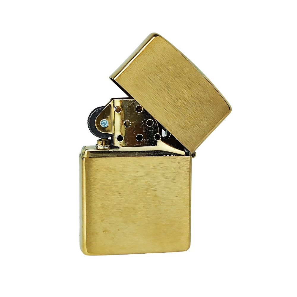 Zapalovač Zippo Brass Brushed gold