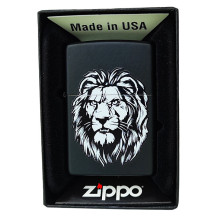 Zapalovač Zippo Lion Black&White