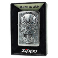 Zapalovač Zippo Technic Skull Trick