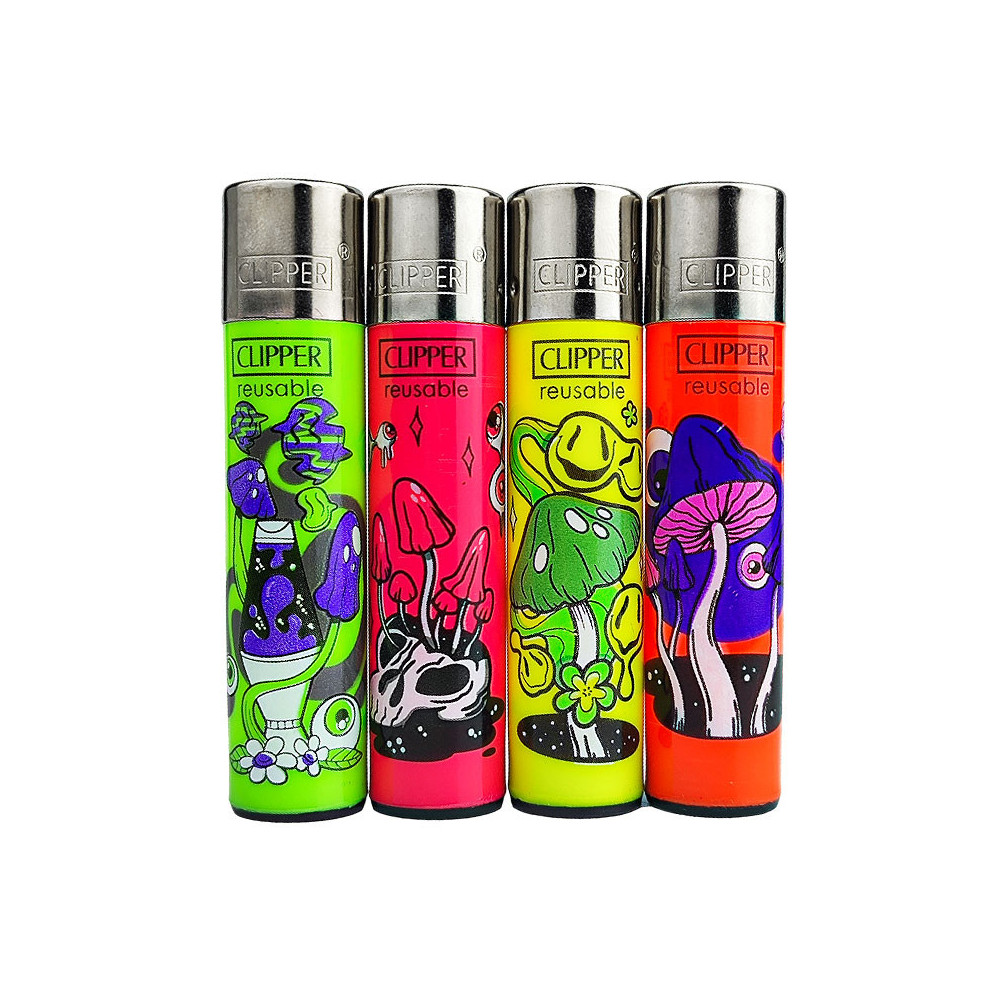 Zapalovač Clipper Série MELTING PSYCHO po 4 kusy