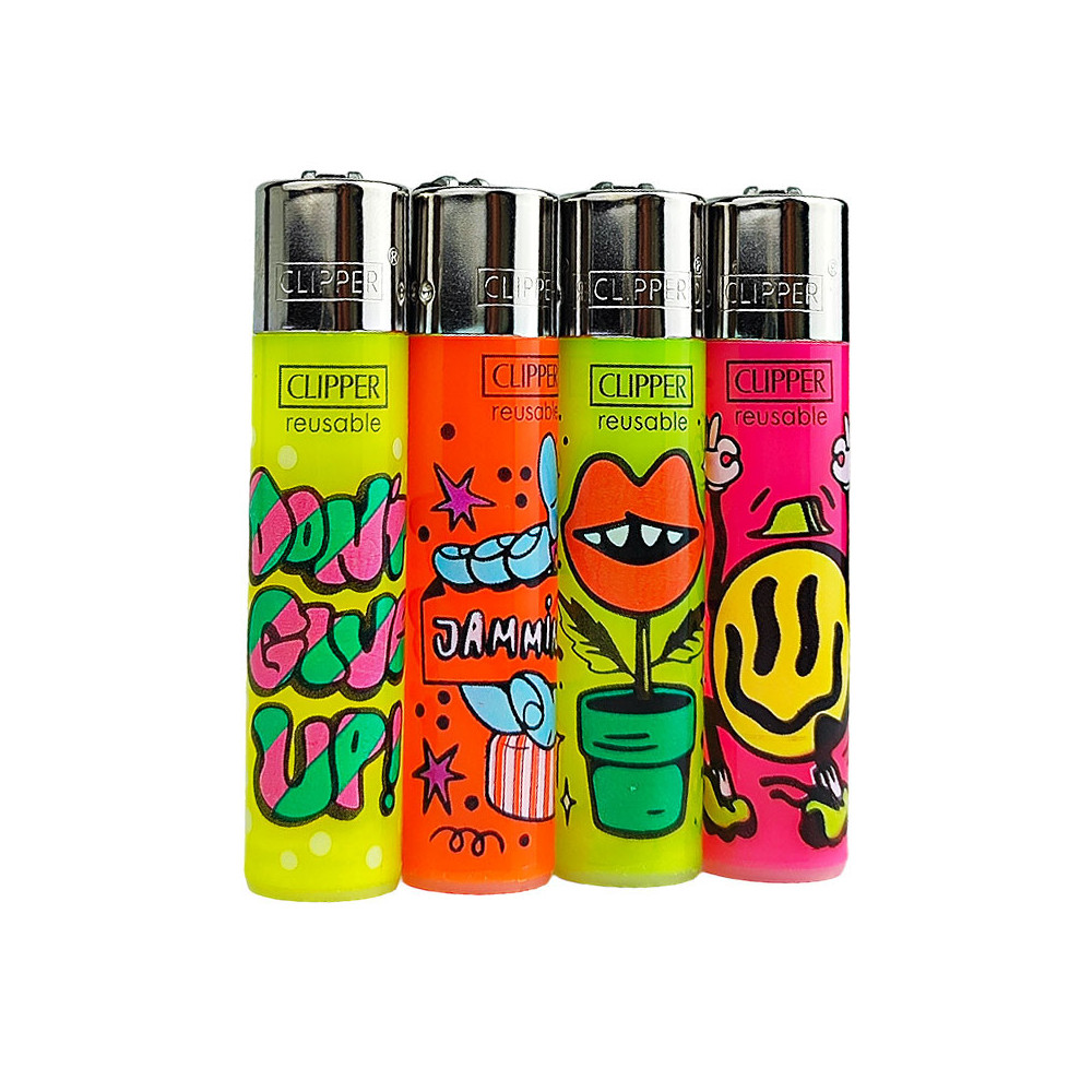 Zapalovač Clipper Série GET UP 3 po 4 kusy