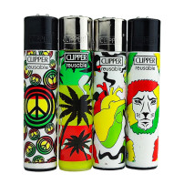 Zapalovač Clipper Série REGGAE LIFE po 4 kusy