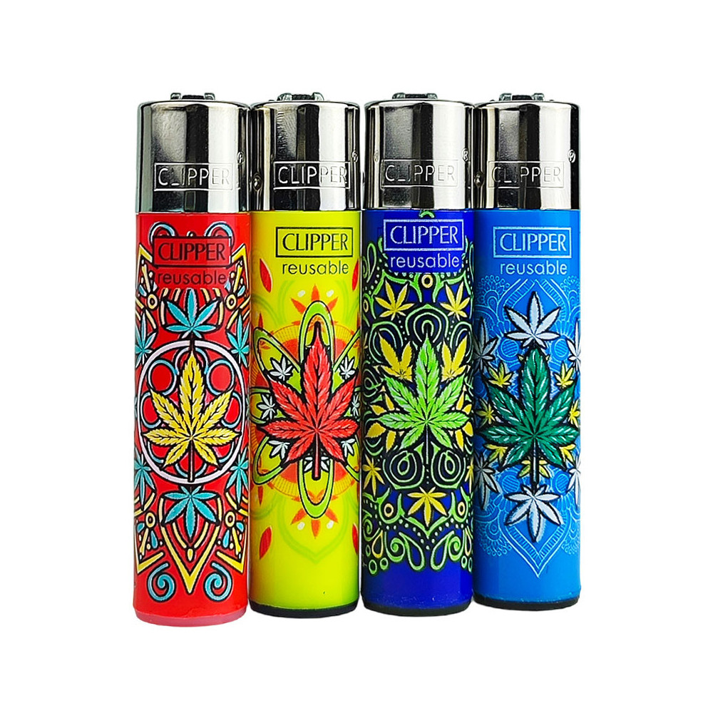 Zapalovač Clipper Série HIGH MANDALA 2 po 4 kusy