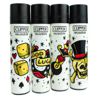 Zapalovač Clipper Série 50´S LOVE 2 po 4 kusy