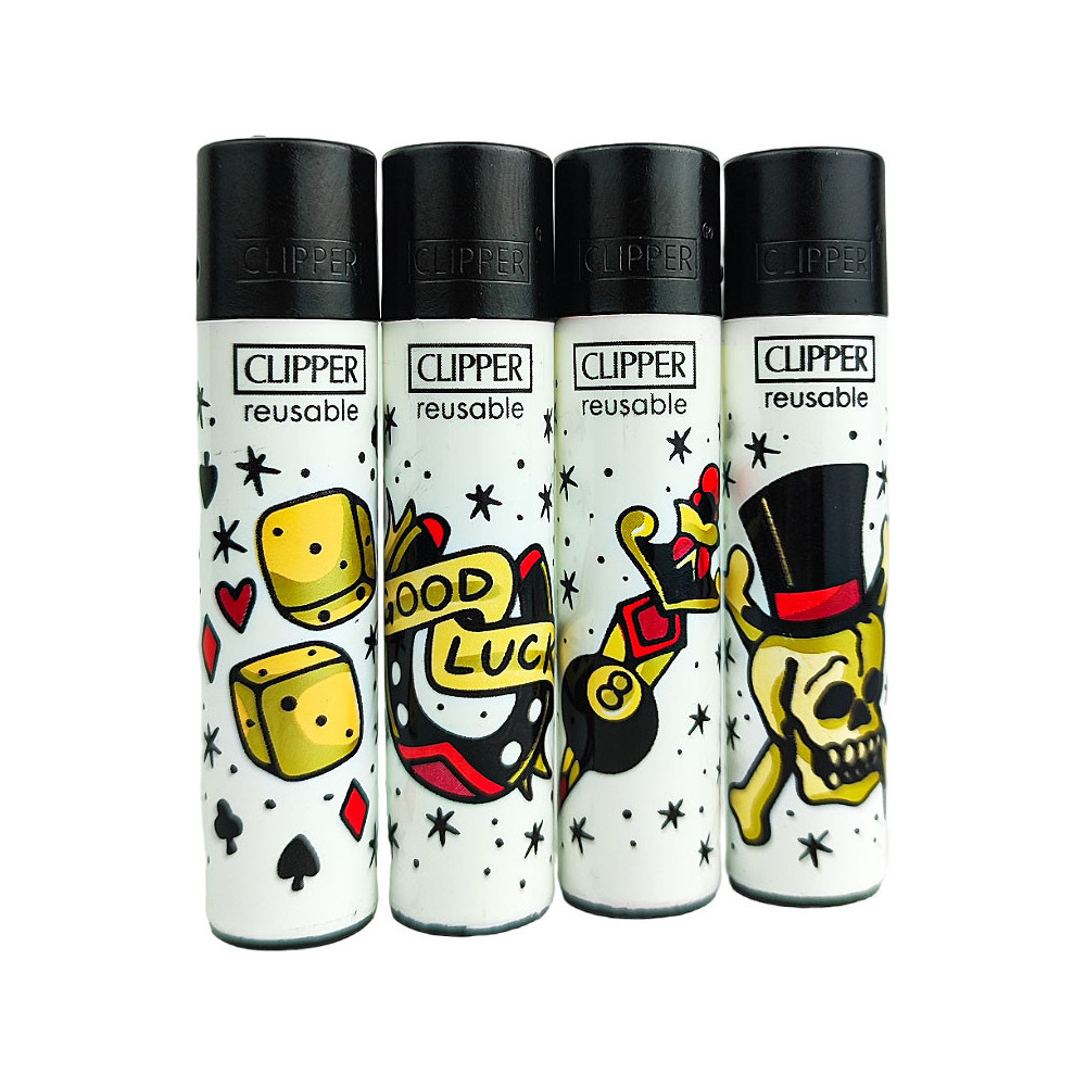 Zapalovač Clipper Série 50´S LOVE 2 po 4 kusy