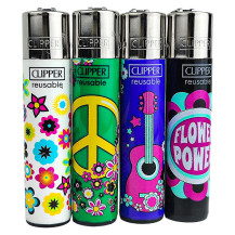 Zapalovač Clipper Série FREE SPIRIT po 4 kusy