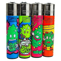 Zapalovač Clipper Série HIGH GANG po 4 kusy