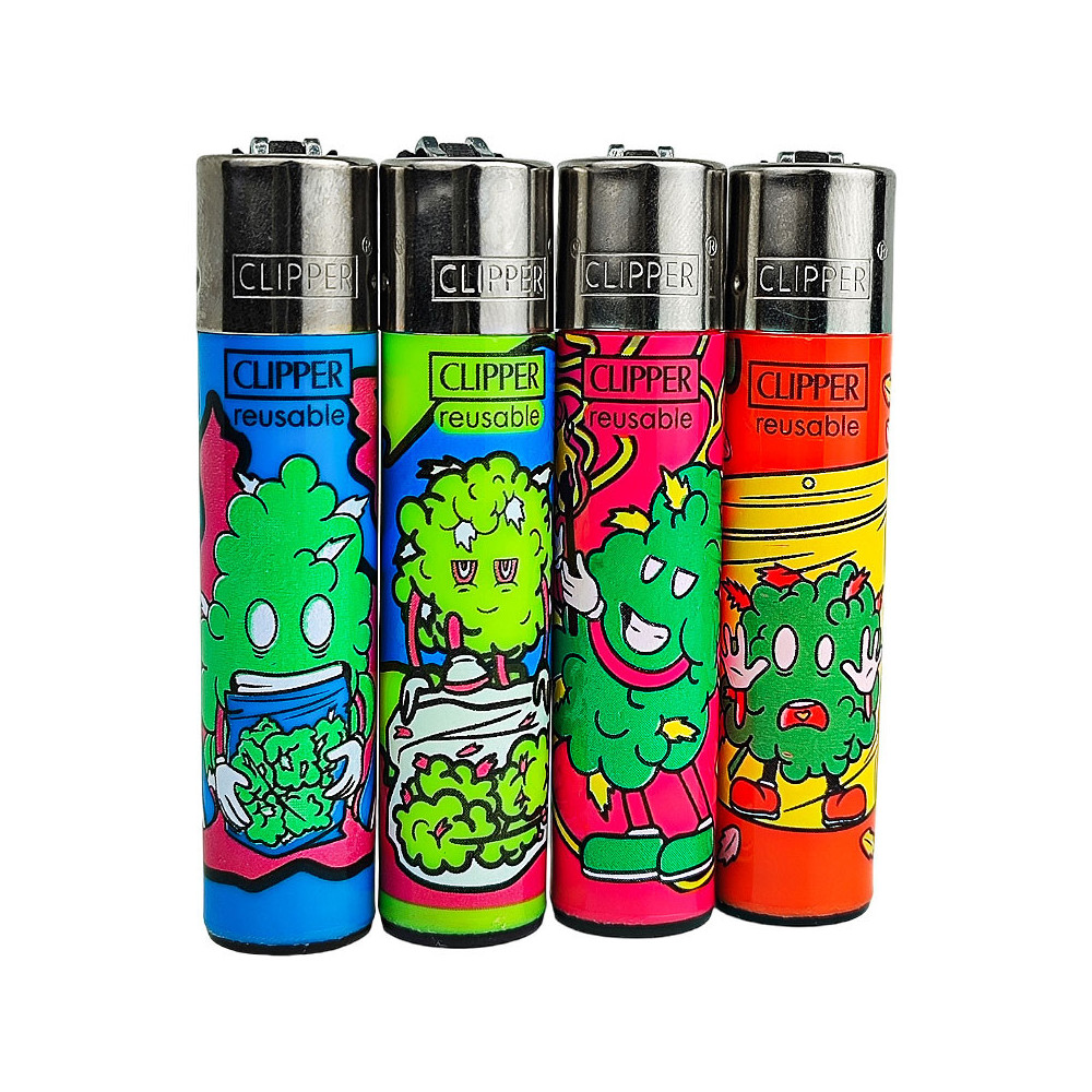 Zapalovač Clipper Série HIGH GANG po 4 kusy
