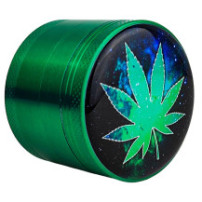 Grinder drtička Galaxy Leaf green 50mm
