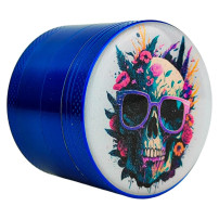 Grinder drtička Flower Skull 50mm