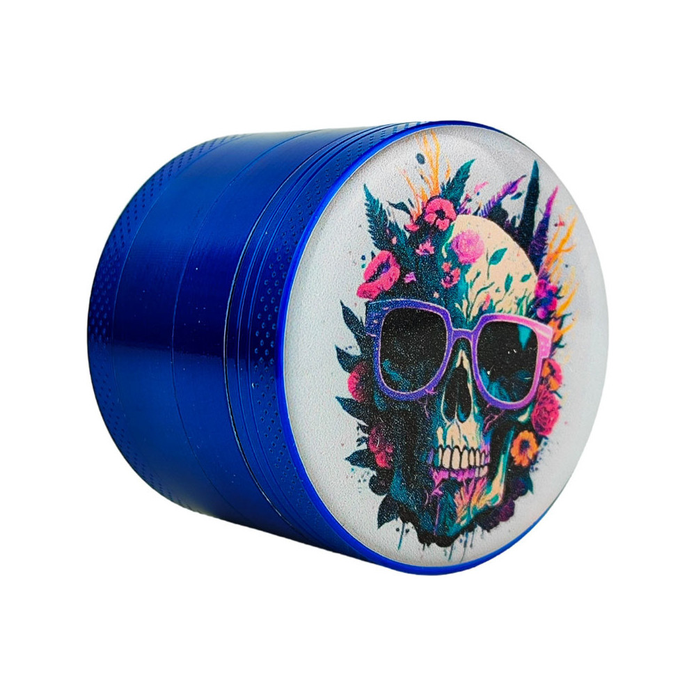 Grinder drtička Flower Skull 50mm