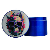 Grinder drtička Flower Skull 50mm