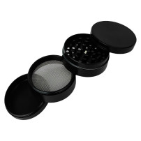 Grinder drtička černá 55mm 4-díl Zinc