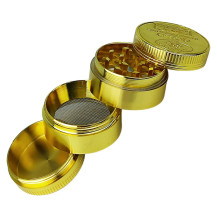 Grinder drtička zlatá Bar 3cm 4-dílná