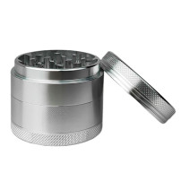 Grinder drtička Alum 55mm stříbrná