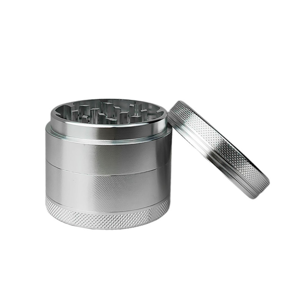 Grinder drtička Alum 55mm stříbrná