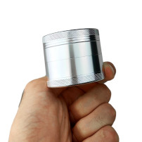 Grinder drtička Alum 55mm stříbrná