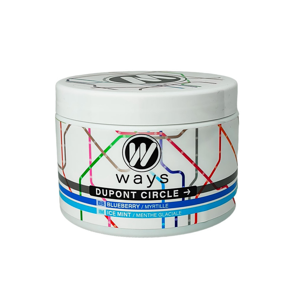 Příchuť do vodní dýmky - WAYS 200g - Dupont Circle - Beznikotinová náhrada (Celulóza)