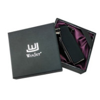 Dýmkový zapalovač Winjet black s příborem