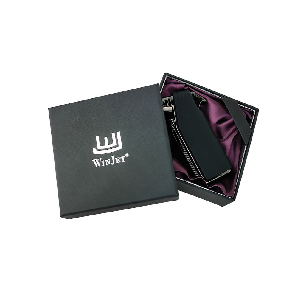 Dýmkový zapalovač Winjet black s příborem