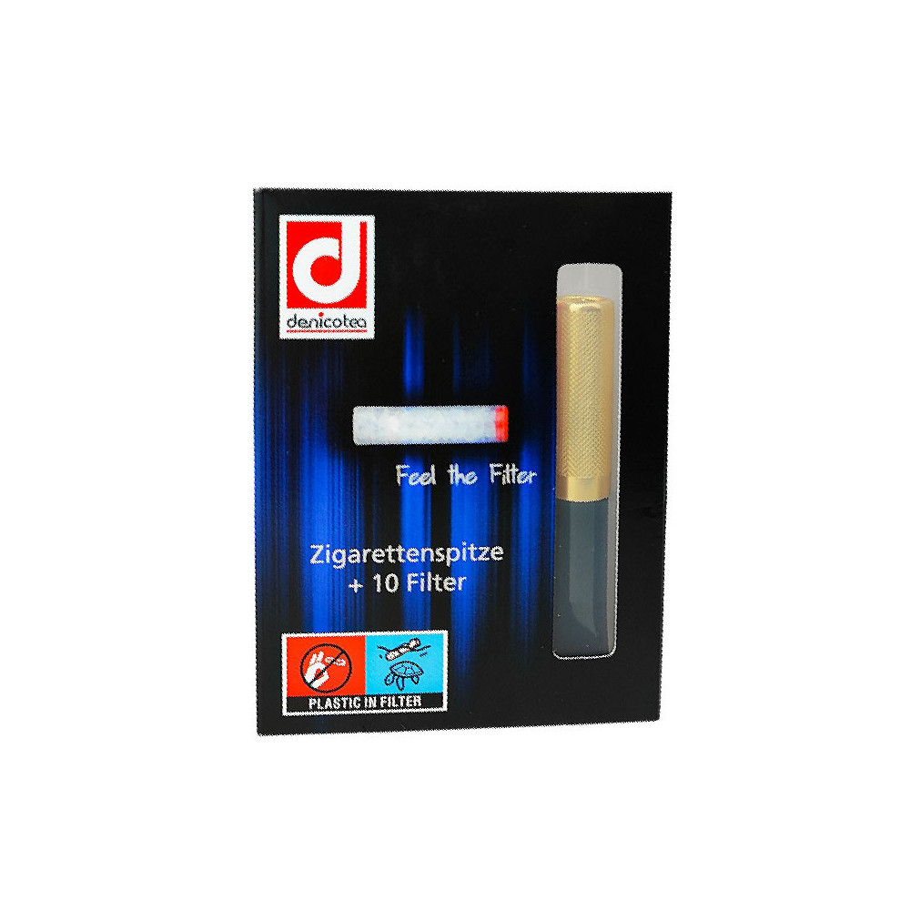 Cigaretová špička Denicotea zlatý