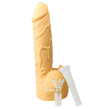 Silikonové bongo White Penis 20cm