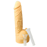 Silikonové bongo White Penis 20cm