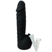 Silikonové bongo Black Penis 20cm